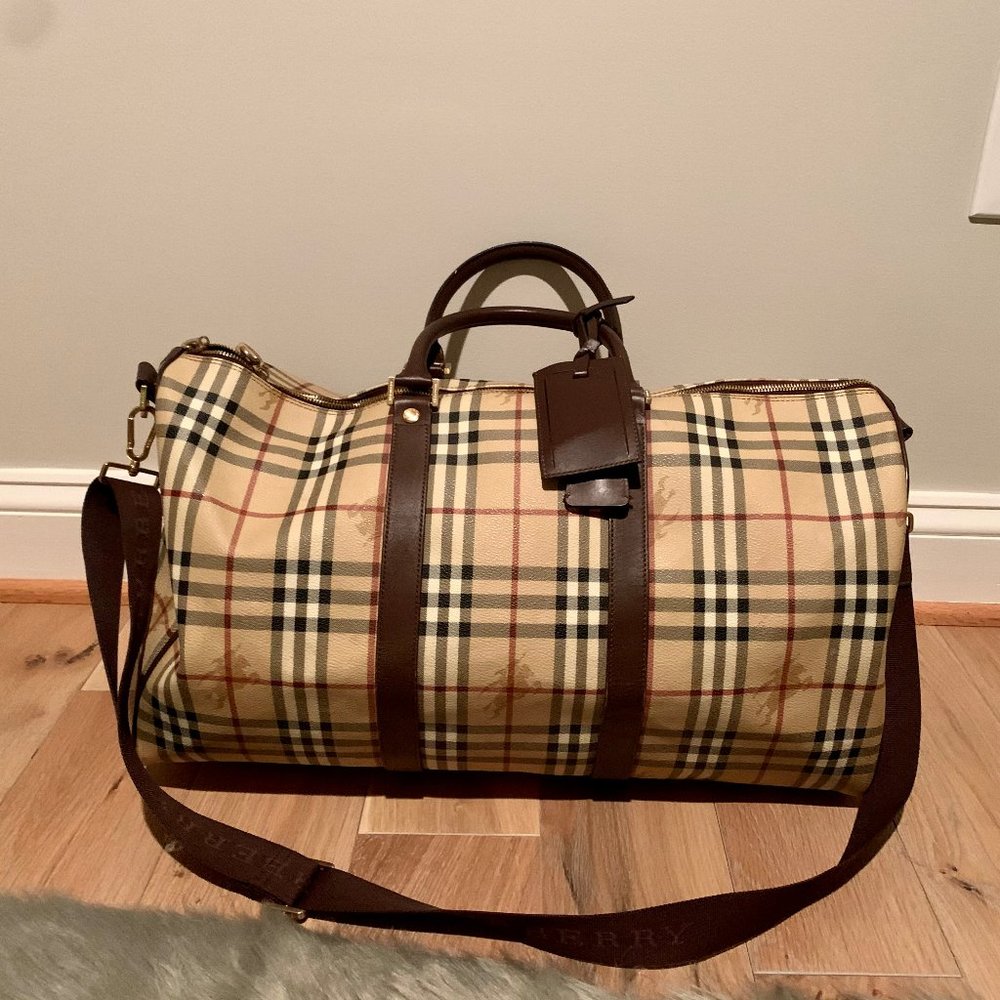 Burberry Haymarket Duffle bag